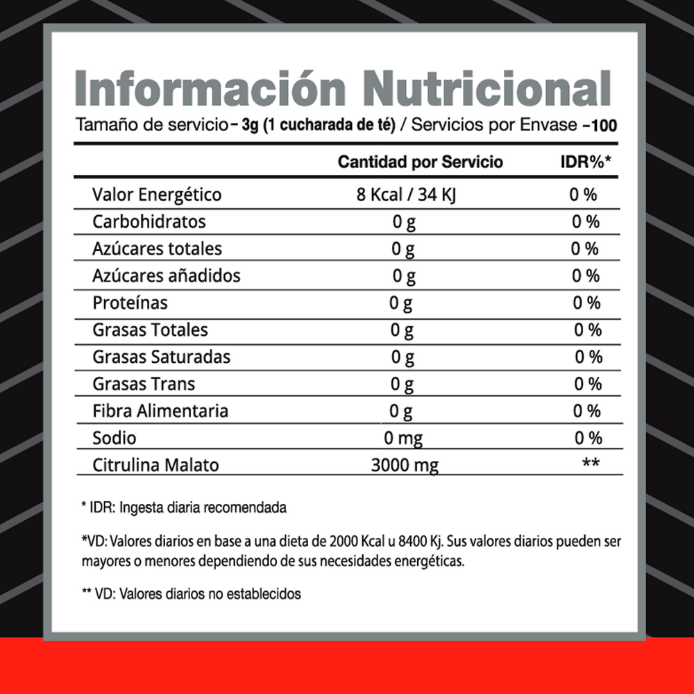 CITRULINA MALATO 300GRS - 2