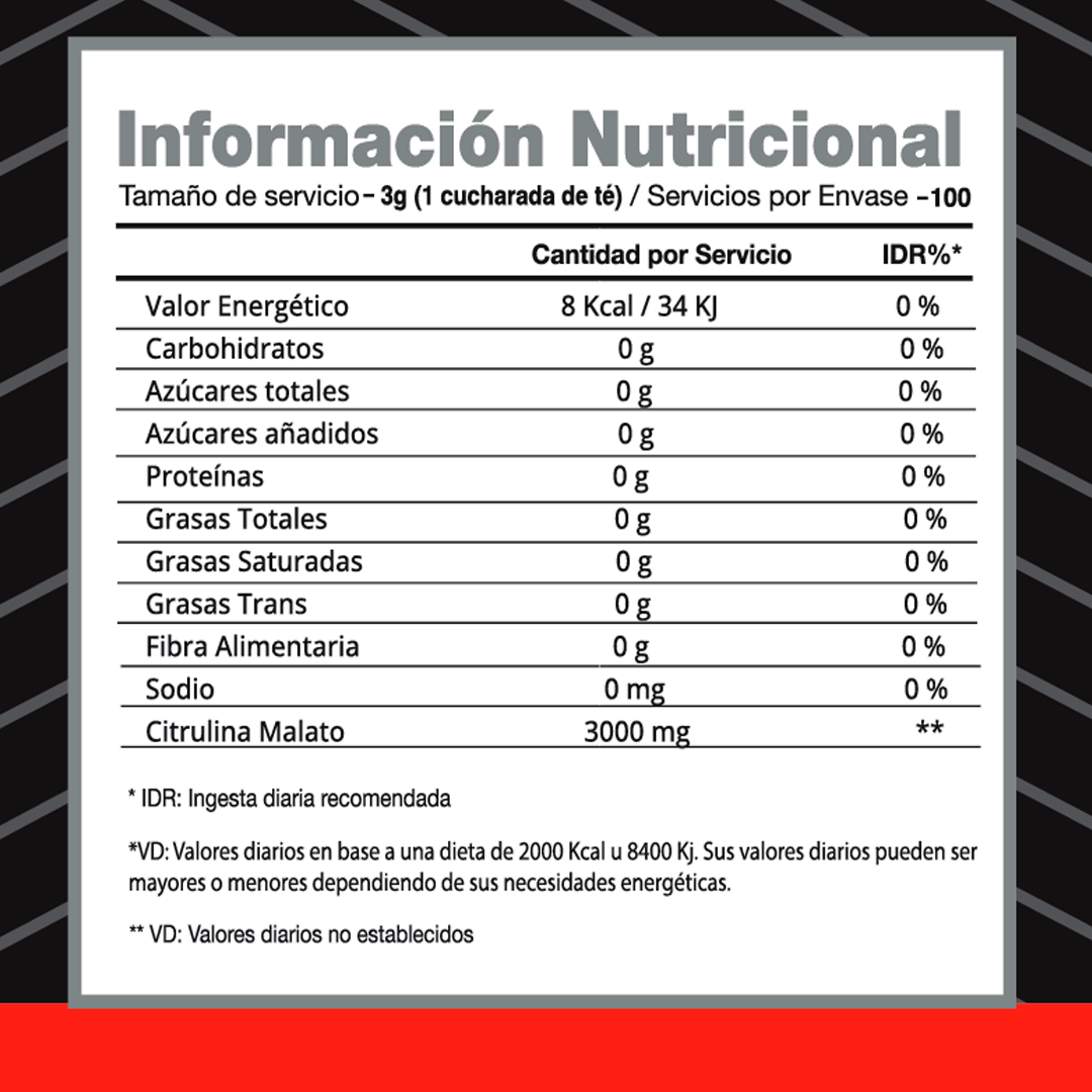 CITRULINA MALATO 300GRS - 2