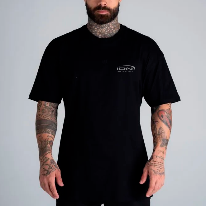Remera Oversize Aesthetic Negra