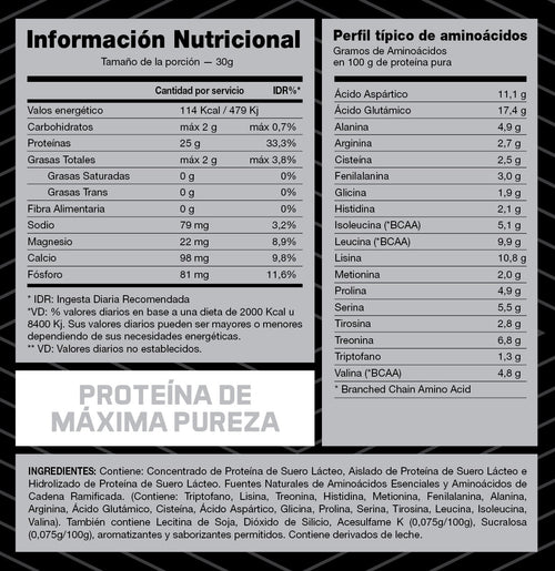 100% WHEY PROTEIN 907GRS – 2LBS - 2