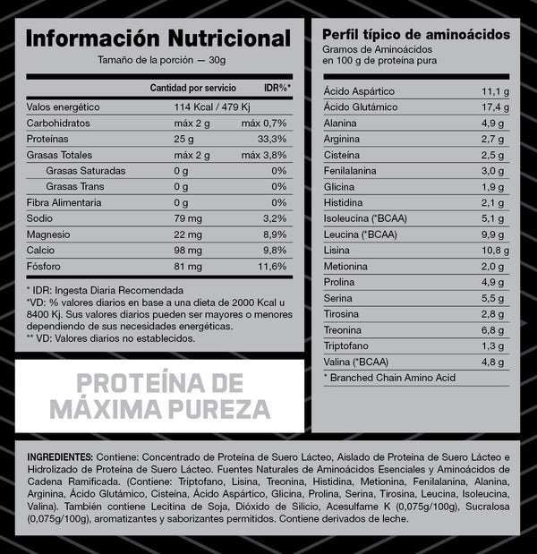 100% WHEY PROTEIN 907GRS – 2LBS - 2